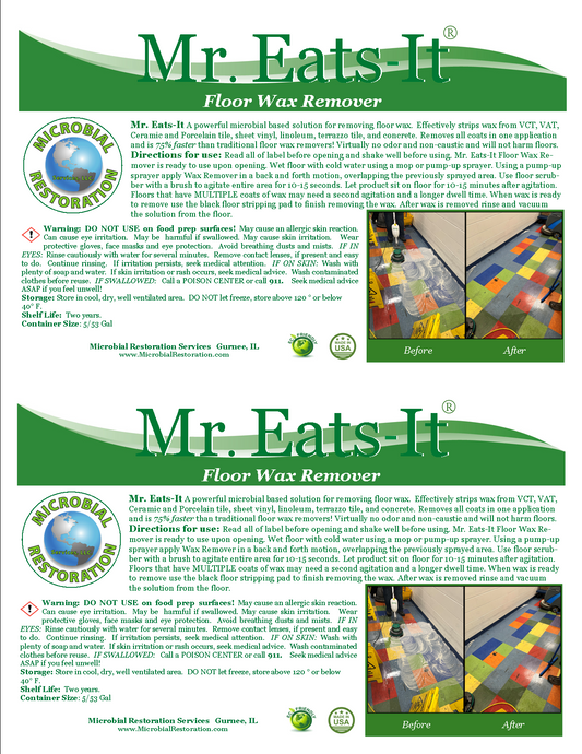 BioSafe Mr. Eats-It (Acrylic) Floor Finish Stripper/Remover